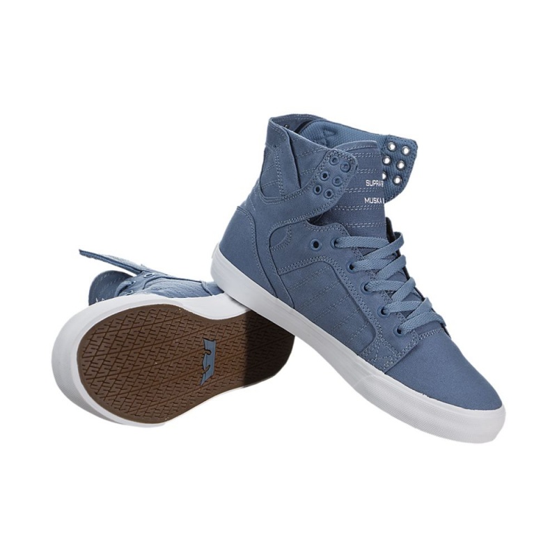 Cano Alto Supra SkyTop D Feminino Azuis | ETPLX6539