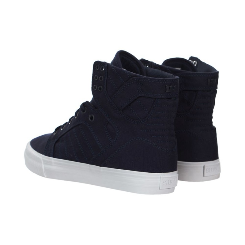 Cano Alto Supra SkyTop D Feminino Azul Marinho | GCVXK3965