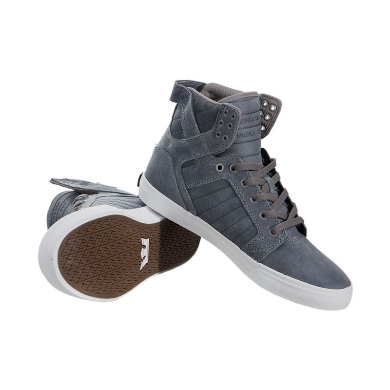 Cano Alto Supra SkyTop Feminino Azuis | PYCOE6347