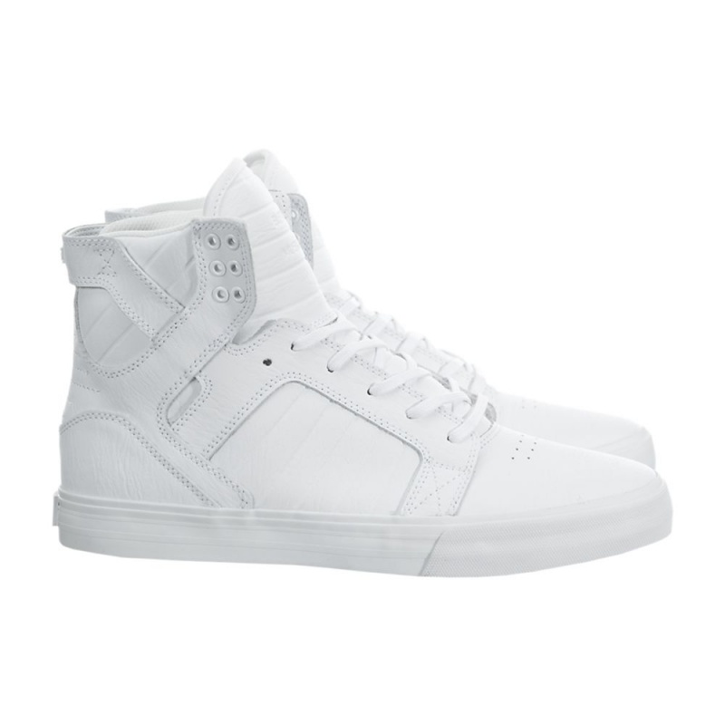 Cano Alto Supra SkyTop Feminino Branco | XTEYP2189