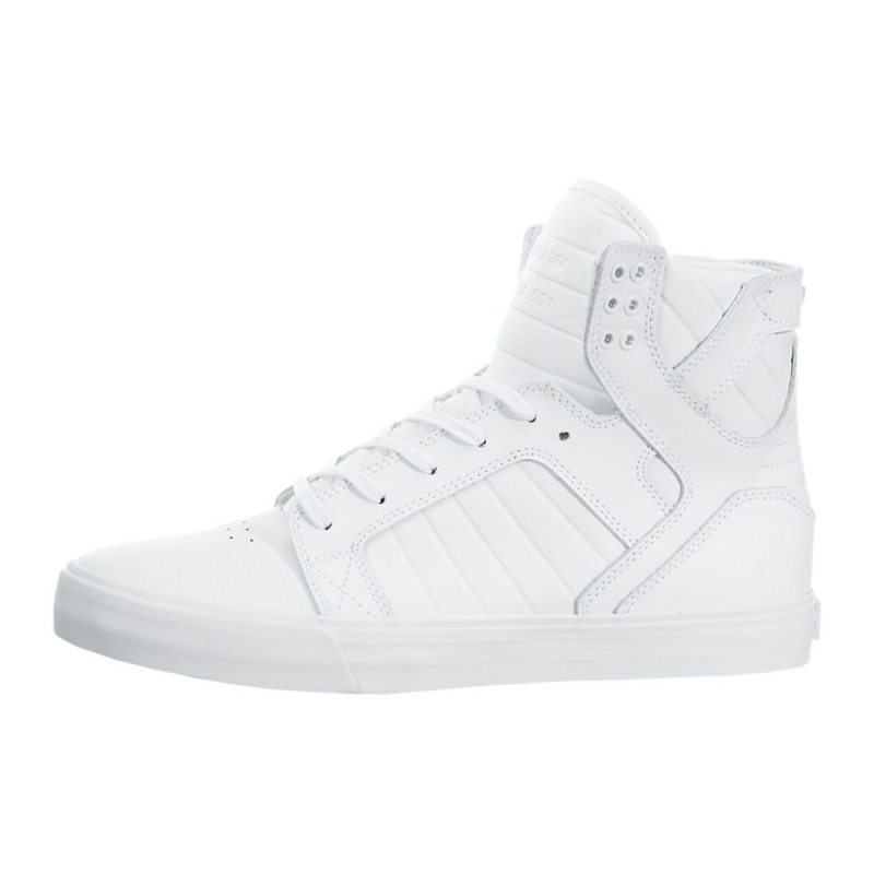 Cano Alto Supra SkyTop Feminino Branco | XTEYP2189