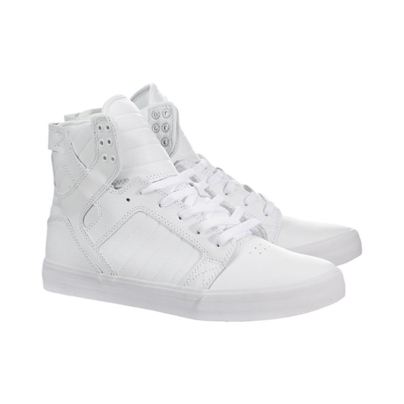 Cano Alto Supra SkyTop Feminino Branco | JWYTV7385