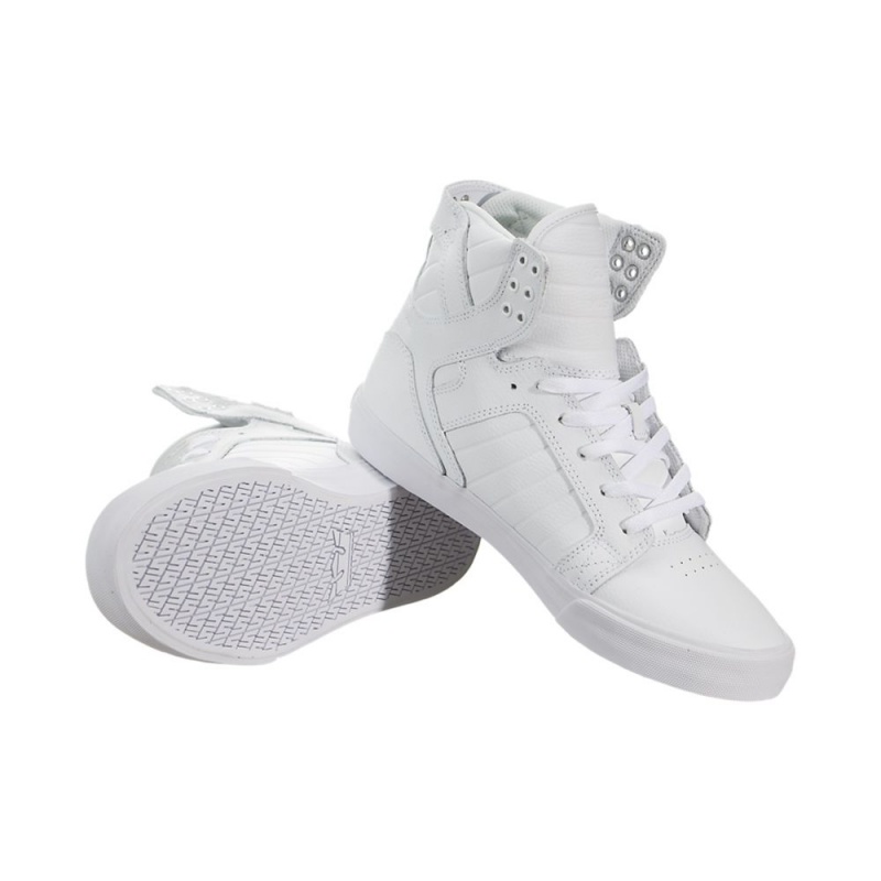 Cano Alto Supra SkyTop Feminino Branco | JWYTV7385