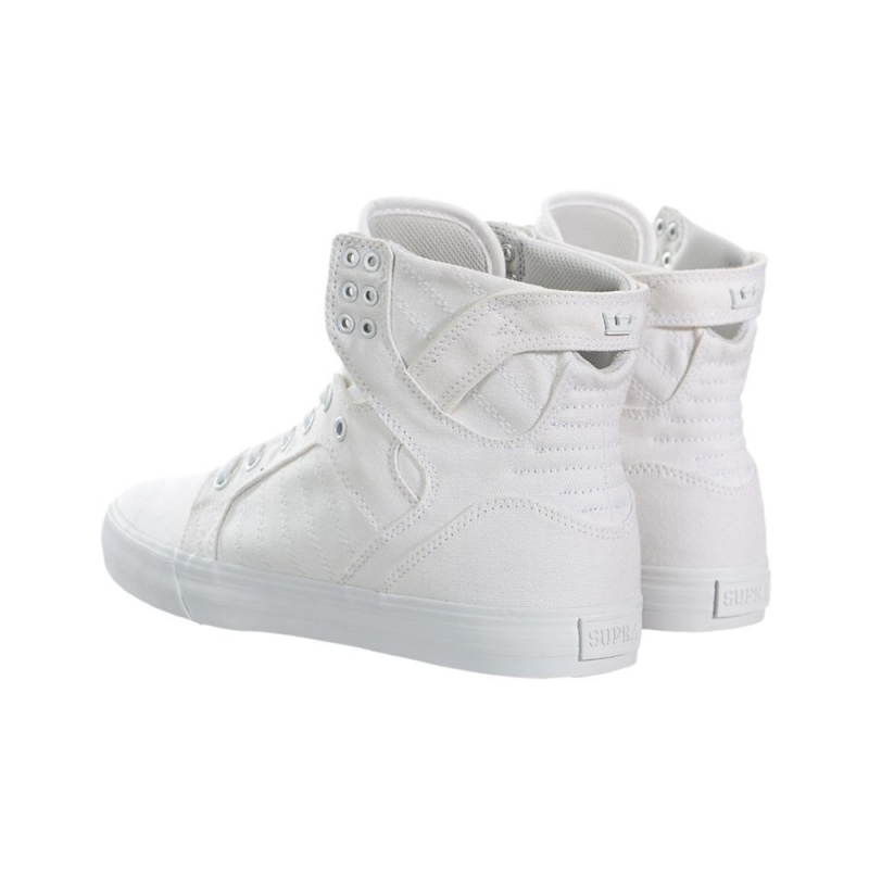 Cano Alto Supra SkyTop Feminino Branco | YTQFX6034