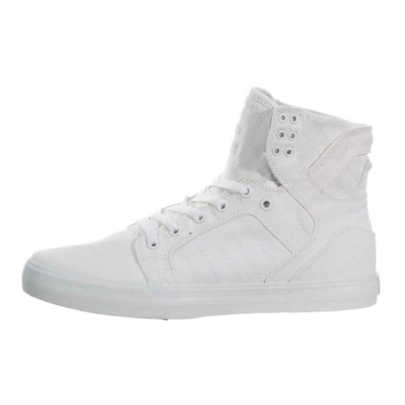 Cano Alto Supra SkyTop Feminino Branco | YTQFX6034