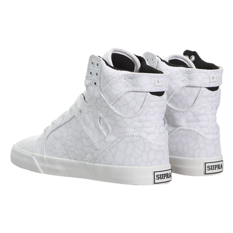 Cano Alto Supra SkyTop Feminino Branco | TDFCP6492