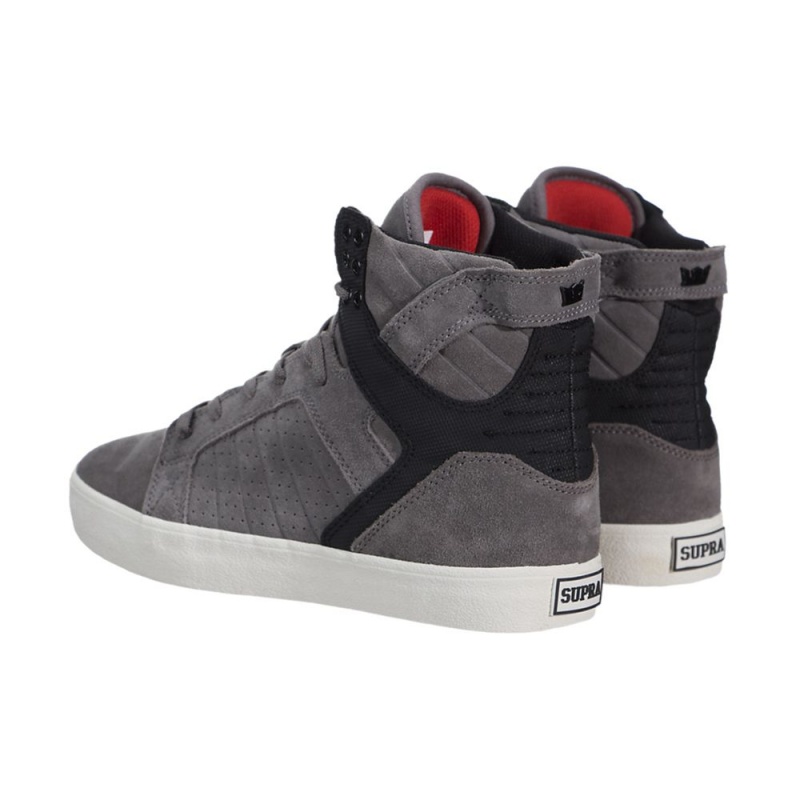 Cano Alto Supra SkyTop Feminino Cinzentas Pretas | VPQDK3961