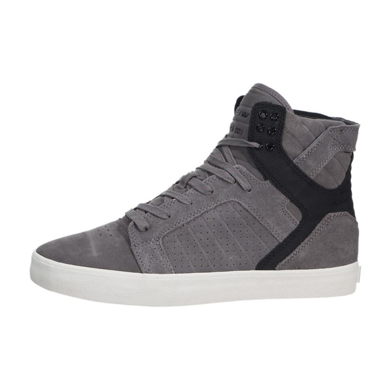 Cano Alto Supra SkyTop Feminino Cinzentas Pretas | VPQDK3961