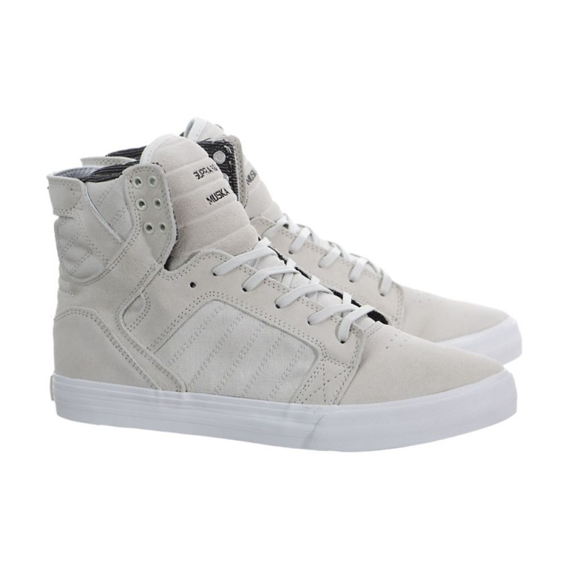 Cano Alto Supra SkyTop Feminino Cinzentas | KARLS0194