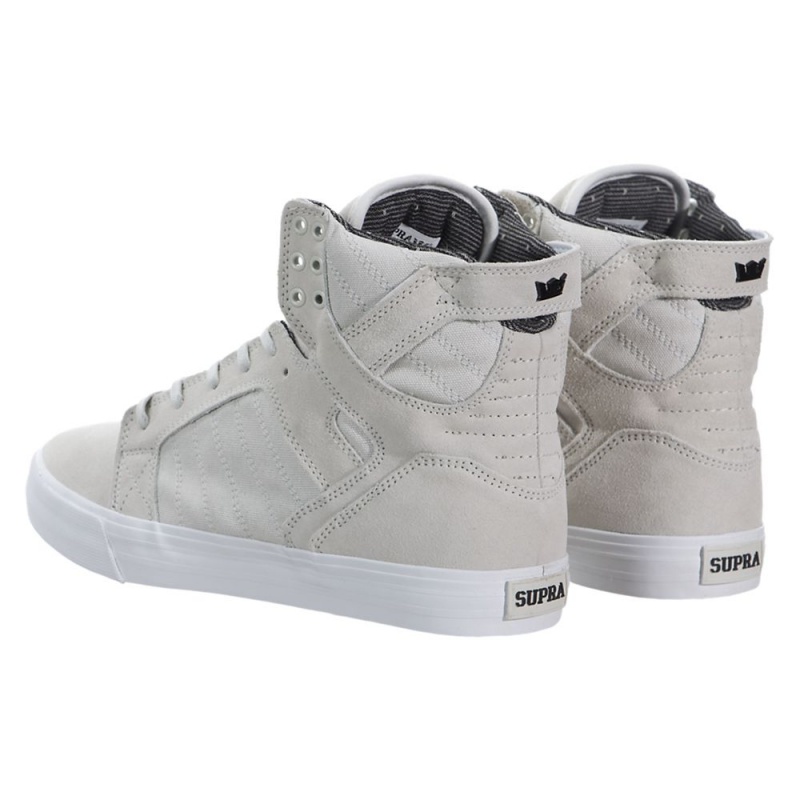 Cano Alto Supra SkyTop Feminino Cinzentas | KARLS0194