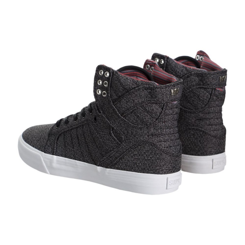 Cano Alto Supra SkyTop Feminino Cinzentas | VCSLM8521