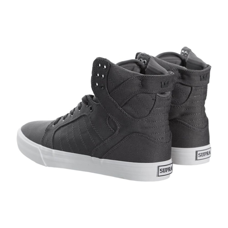 Cano Alto Supra SkyTop Feminino Cinzentas | CHDXJ9237