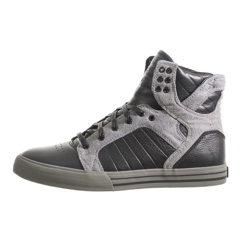 Cano Alto Supra SkyTop Feminino Pretas Cinzentas | SIHOX6271