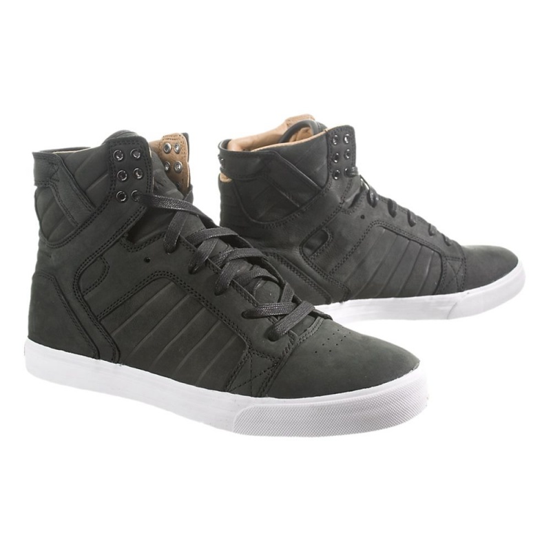 Cano Alto Supra SkyTop Feminino Pretas | HIVDZ7906