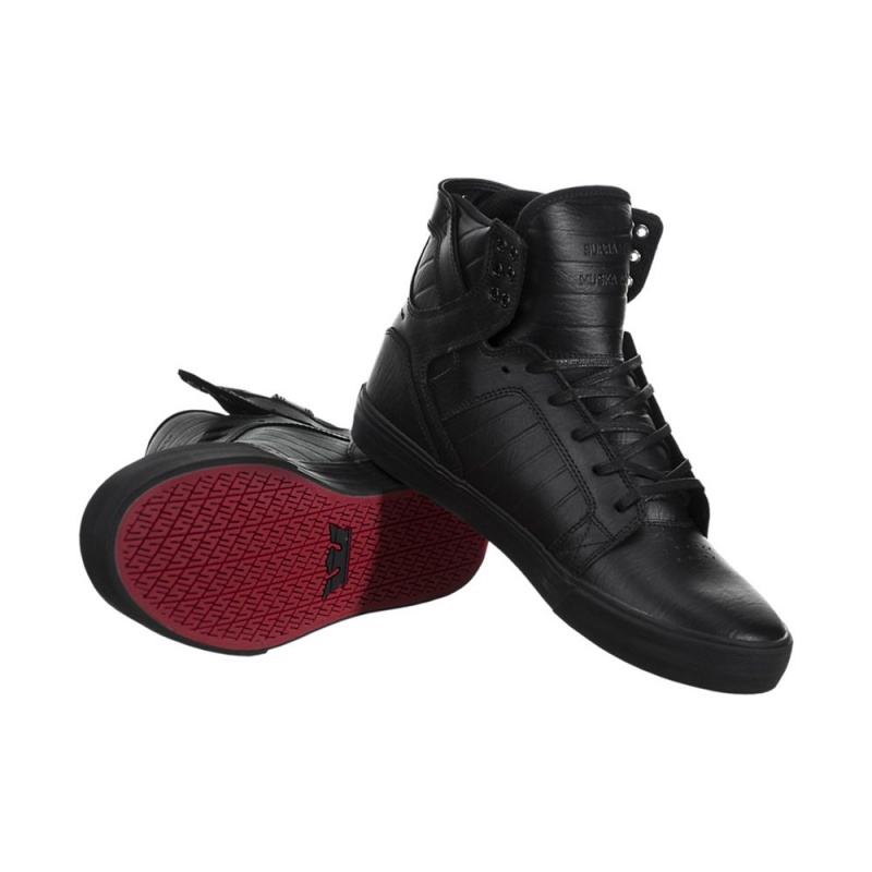 Cano Alto Supra SkyTop Feminino Pretas | AEXCD3407