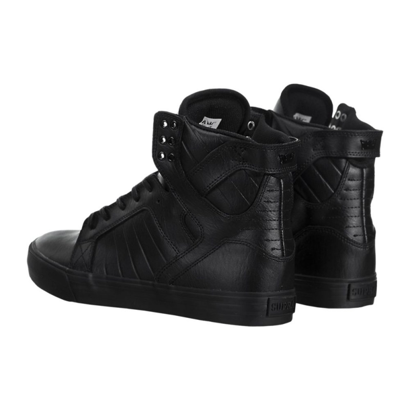 Cano Alto Supra SkyTop Feminino Pretas | AEXCD3407