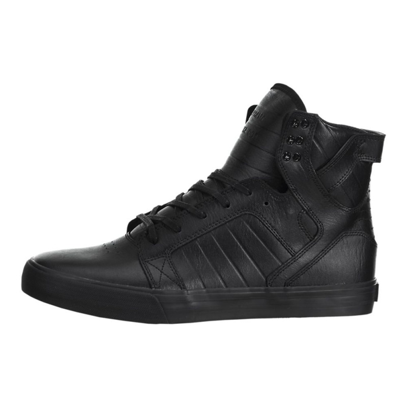 Cano Alto Supra SkyTop Feminino Pretas | AEXCD3407