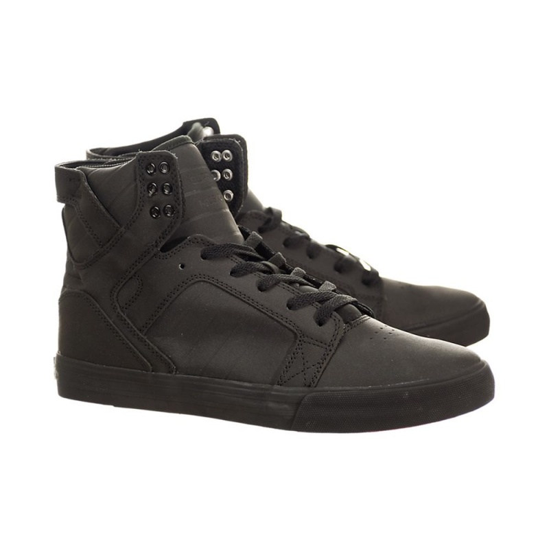 Cano Alto Supra SkyTop Feminino Pretas | LBEIN0517