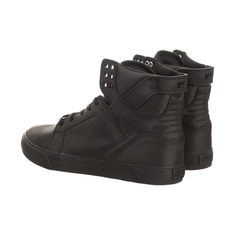 Cano Alto Supra SkyTop Feminino Pretas | LBEIN0517