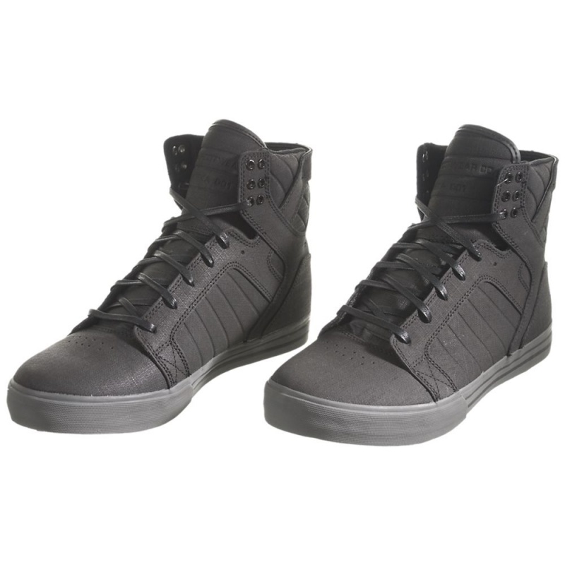 Cano Alto Supra SkyTop Feminino Pretas | YFHGB2456