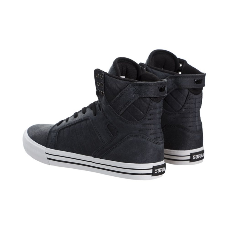 Cano Alto Supra SkyTop Feminino Pretas | POHQW7326