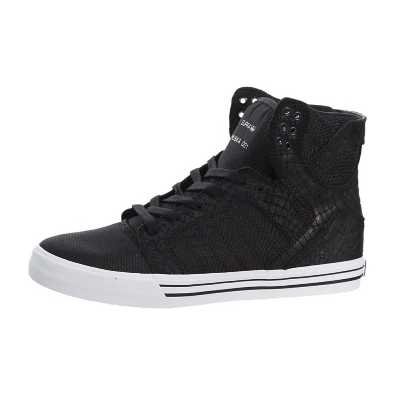 Cano Alto Supra SkyTop Feminino Pretas | OCLXT7160