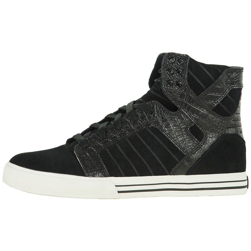 Cano Alto Supra SkyTop Feminino Pretas | WHCKI1340