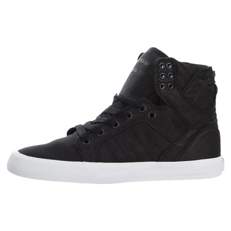 Cano Alto Supra SkyTop Feminino Pretas | FGRLO0482