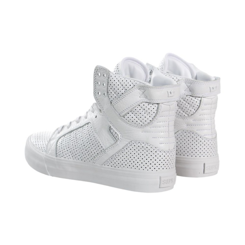 Cano Alto Supra SkyTop HF Feminino Branco | YVNCM3876