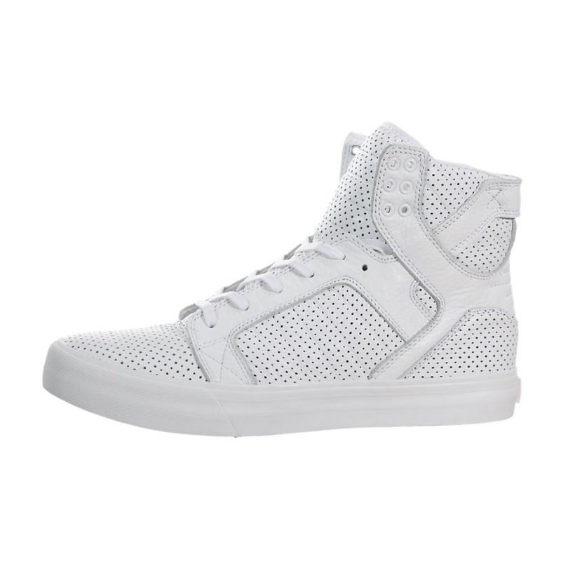 Cano Alto Supra SkyTop HF Feminino Branco | YVNCM3876