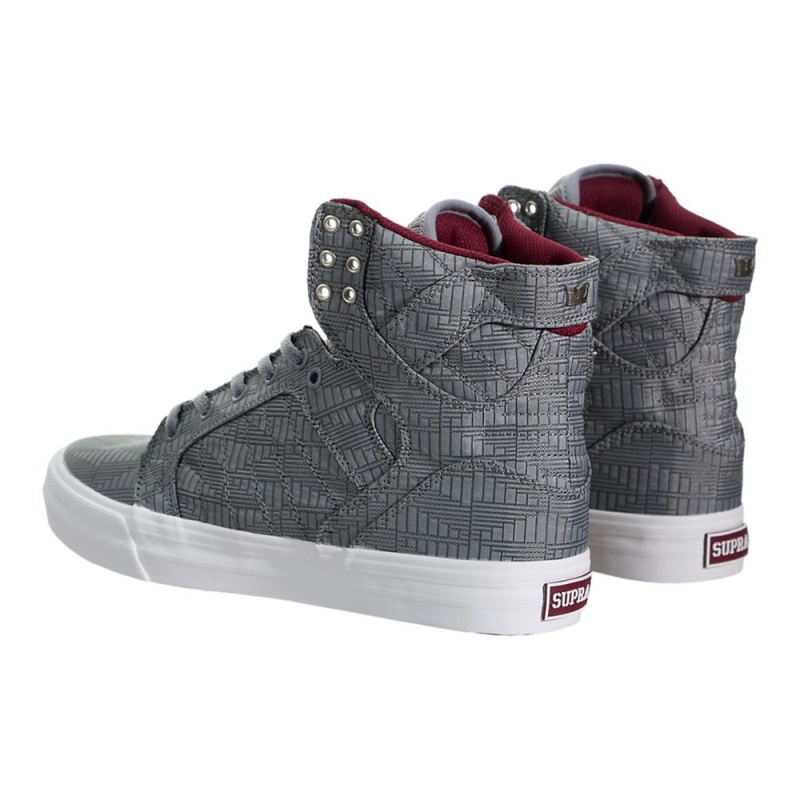 Cano Alto Supra SkyTop HF Feminino Cinzentas | VMCAL9236