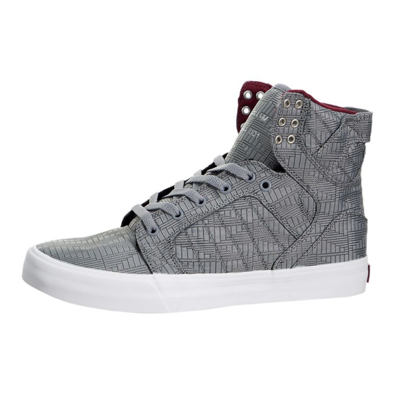 Cano Alto Supra SkyTop HF Feminino Cinzentas | VMCAL9236