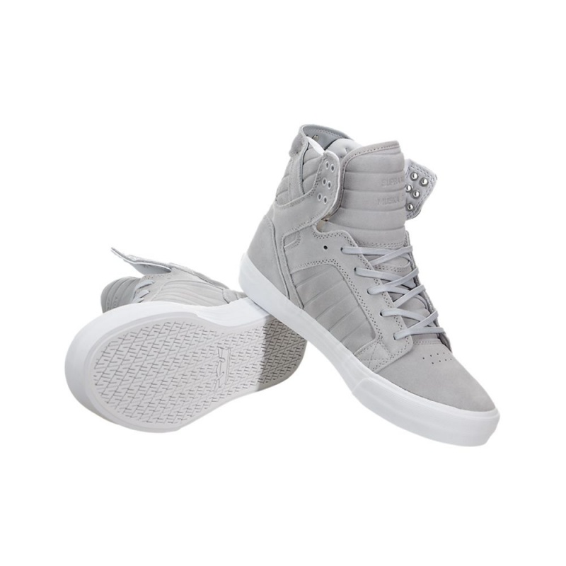 Cano Alto Supra SkyTop HF Masculino Cinzentas | SQCVF9712