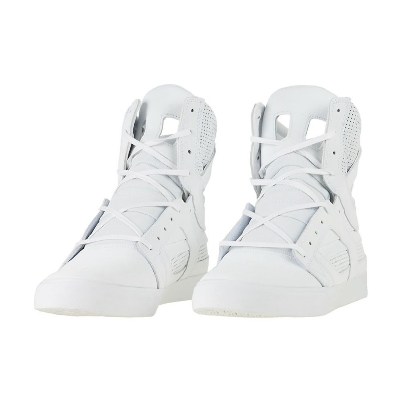 Cano Alto Supra SkyTop II Feminino Branco | PWOHK1076