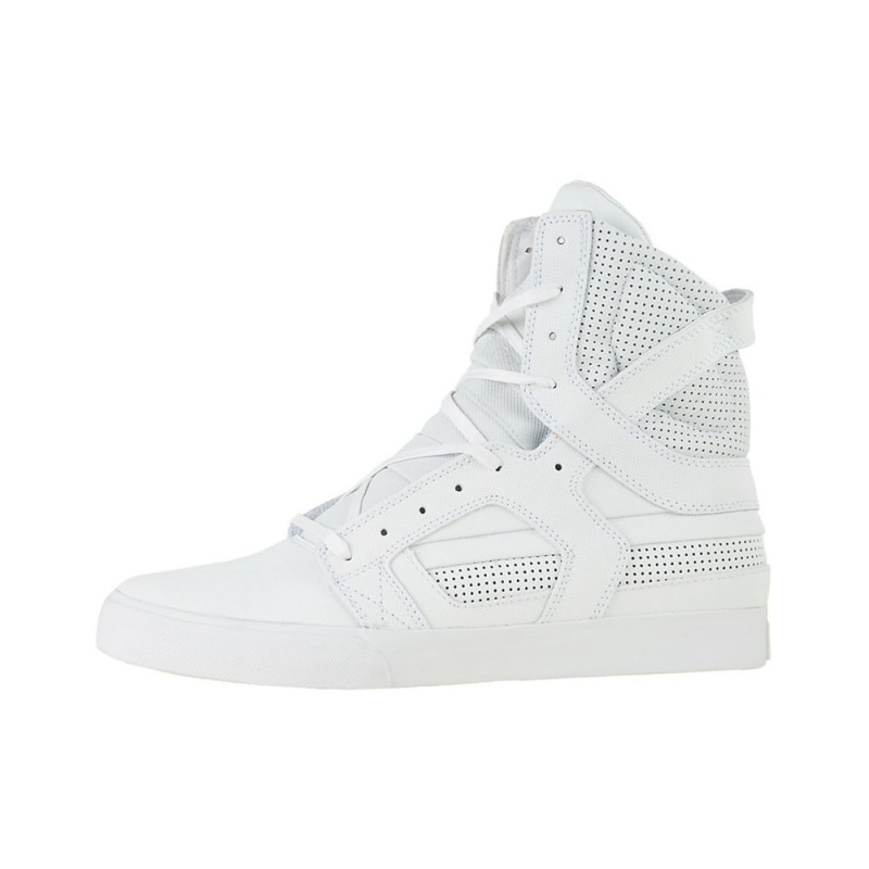 Cano Alto Supra SkyTop II Feminino Branco | PWOHK1076