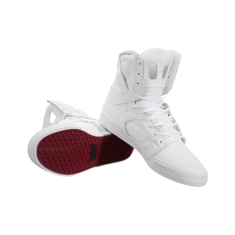 Cano Alto Supra SkyTop II Feminino Branco | YOXMT9276