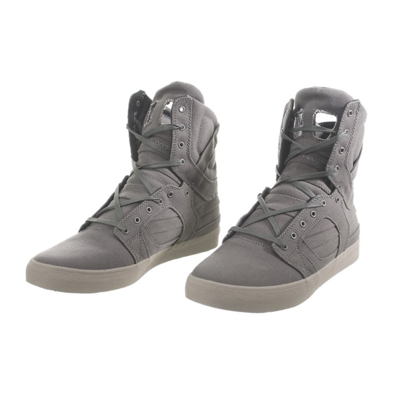 Cano Alto Supra SkyTop II Feminino Cinzentas | XWOIG1926