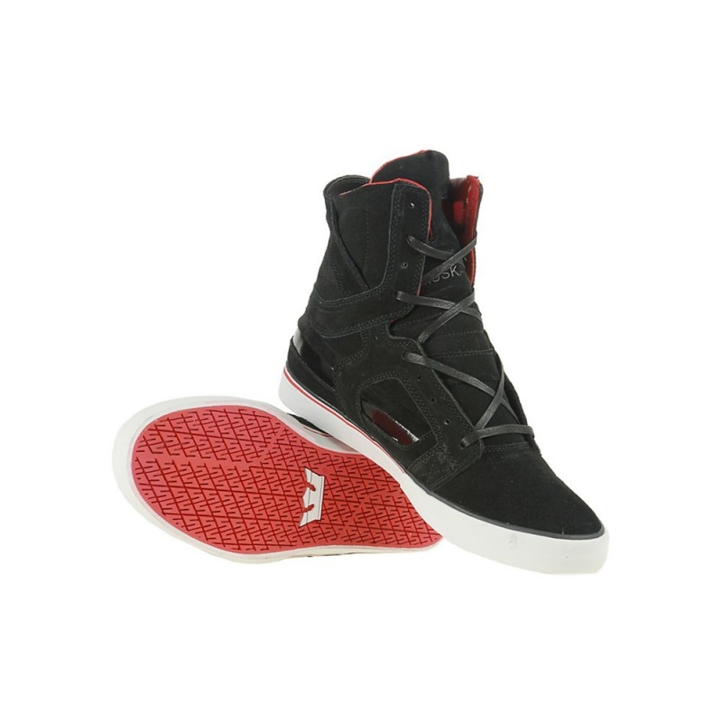 Cano Alto Supra SkyTop II Feminino Pretas | LZSDB1729