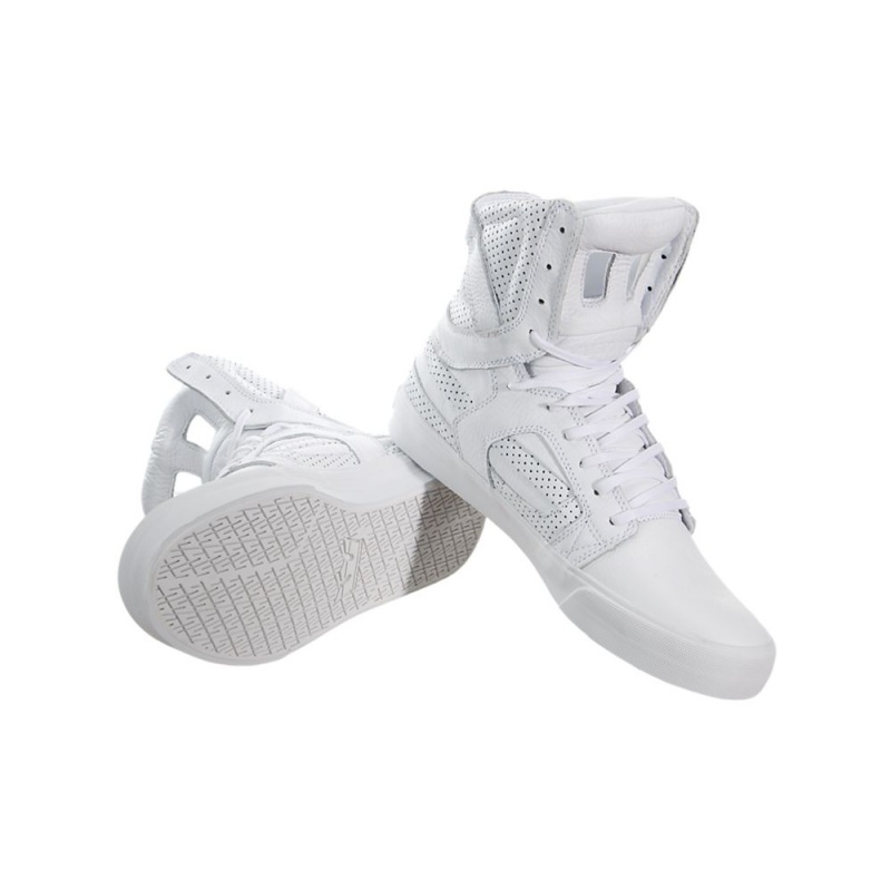 Cano Alto Supra SkyTop II HF Feminino Branco | UHDXN1375