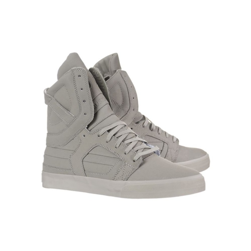 Cano Alto Supra SkyTop II Masculino Cinzentas | RTUIK0781