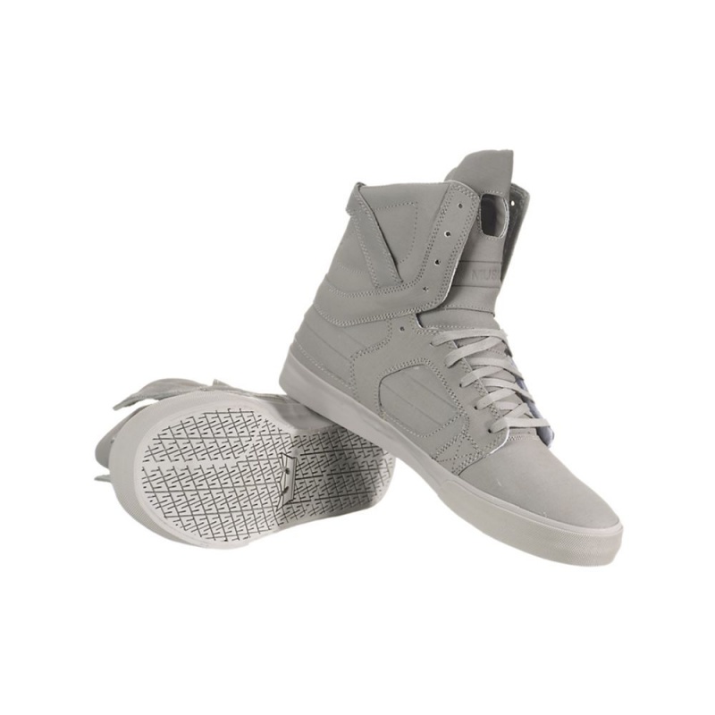 Cano Alto Supra SkyTop II Masculino Cinzentas | RTUIK0781