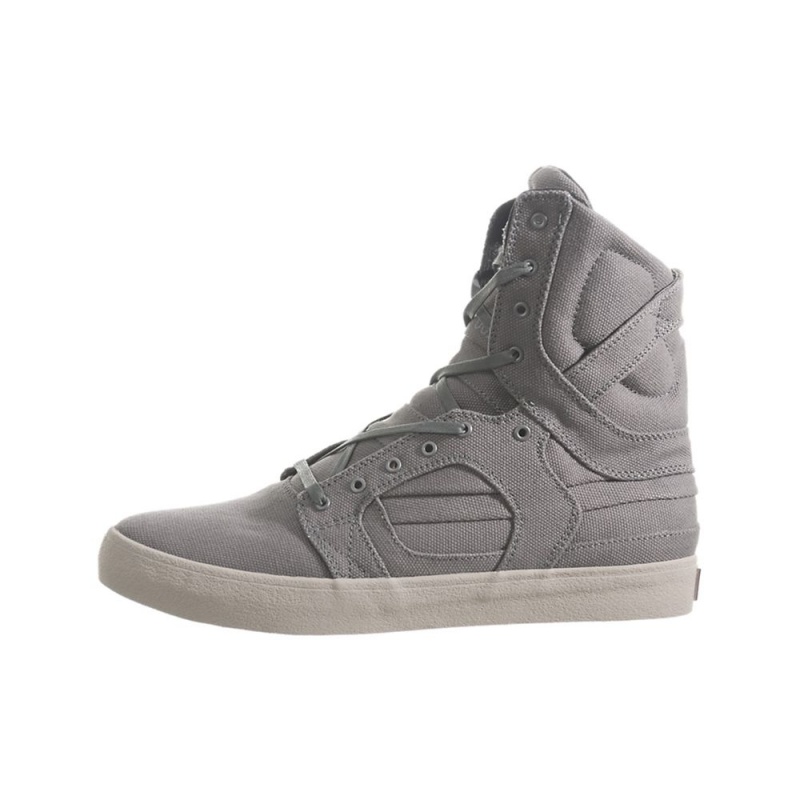 Cano Alto Supra SkyTop II Masculino Cinzentas | MRCPU9147