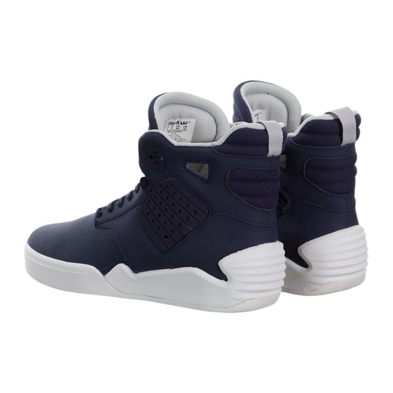 Cano Alto Supra SkyTop IV Feminino Azul Marinho | ZPCVJ7208