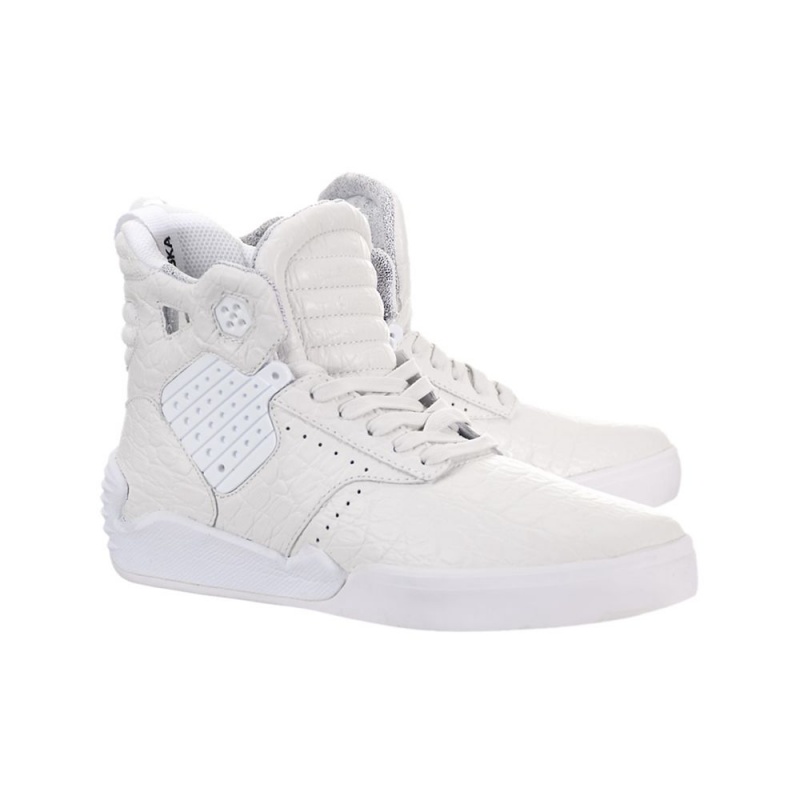 Cano Alto Supra SkyTop IV Feminino Branco | CORKZ8052