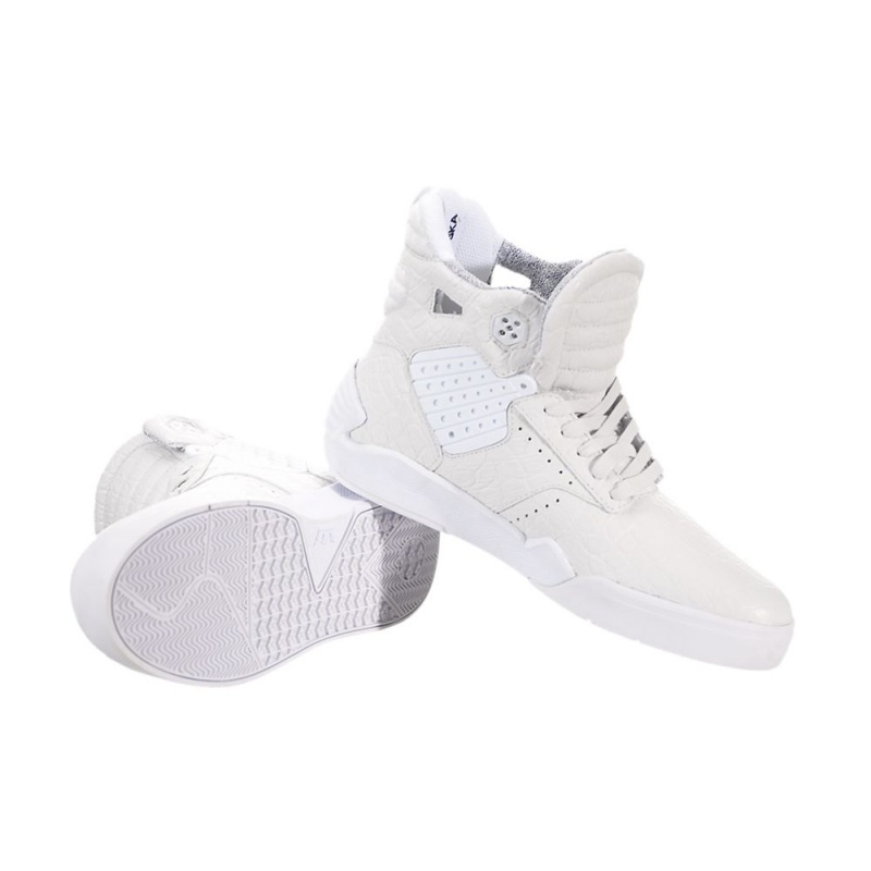 Cano Alto Supra SkyTop IV Feminino Branco | CORKZ8052