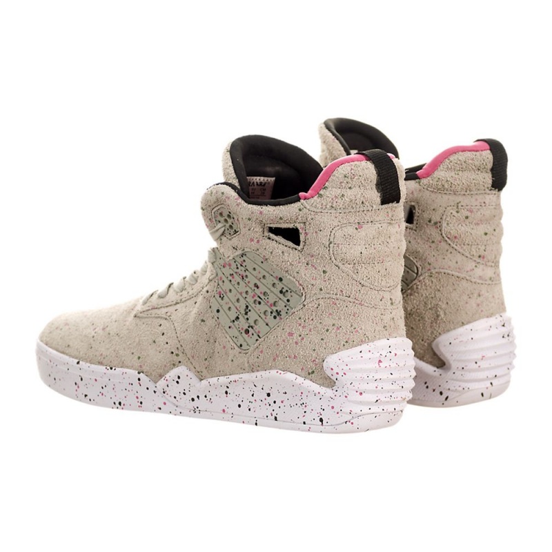 Cano Alto Supra SkyTop IV Feminino Caqui | CLXQR6325