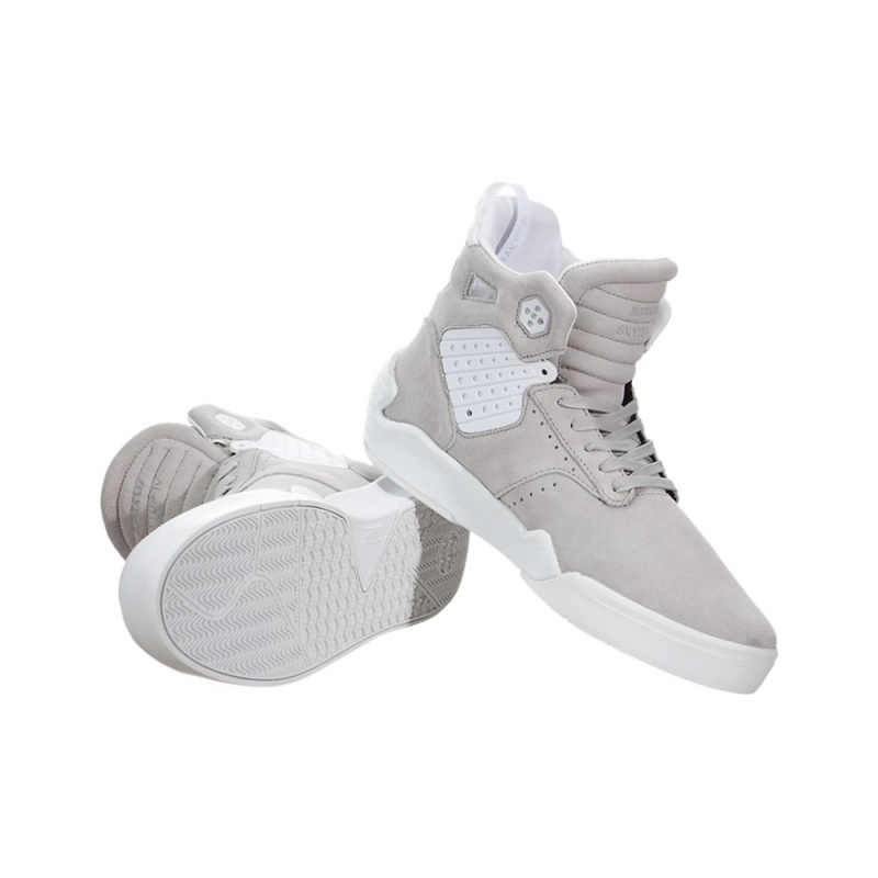 Cano Alto Supra SkyTop IV Feminino Cinzentas | XZCST3298