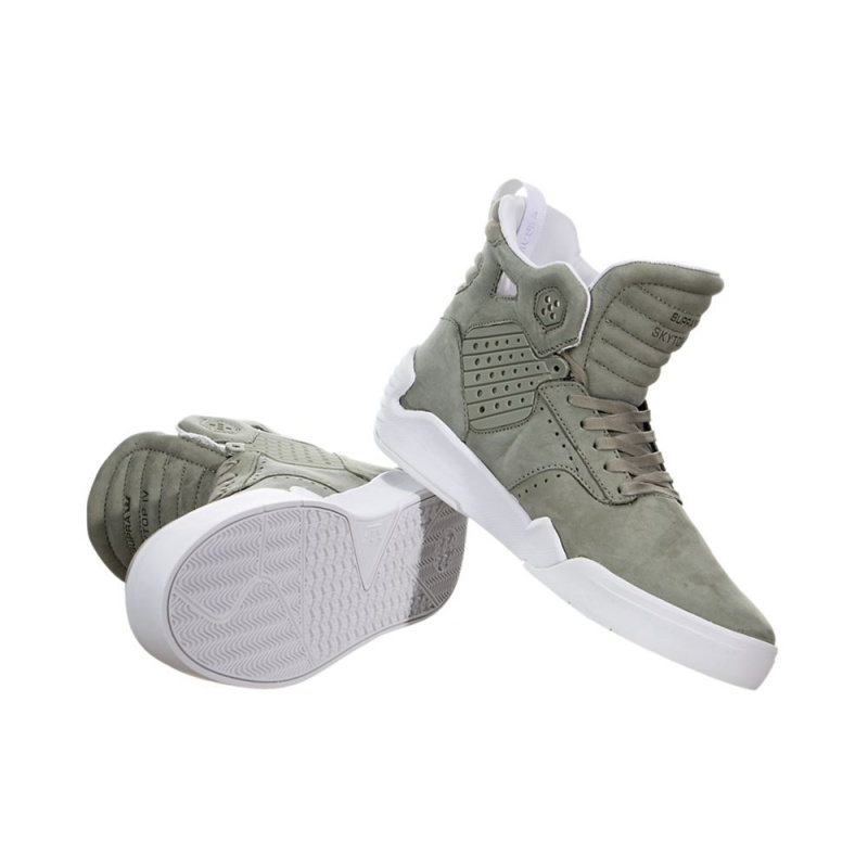 Cano Alto Supra SkyTop IV Feminino Verdes | GEXNR9025