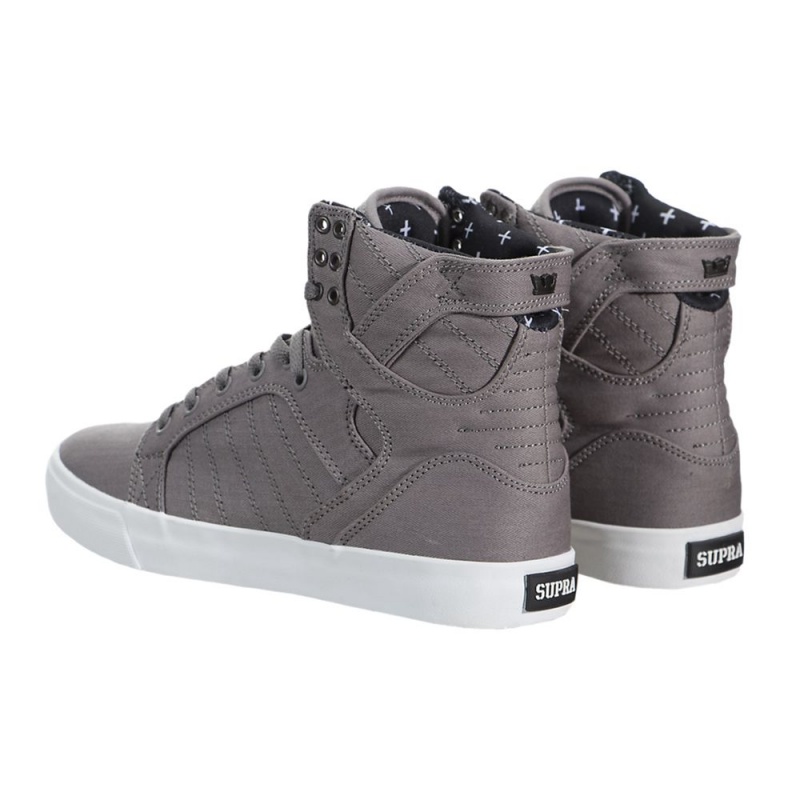 Cano Alto Supra SkyTop Masculino Cinzentas | EITRH3564