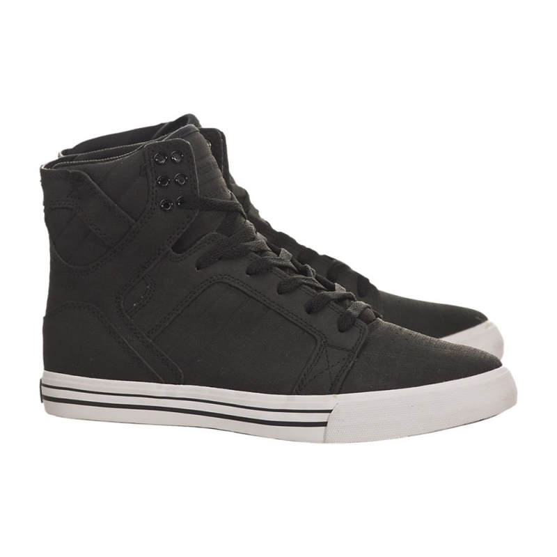 Cano Alto Supra SkyTop Masculino Pretas | XUEBY4197